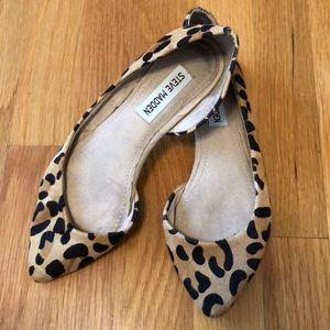 Steve Madden Leopard Flats